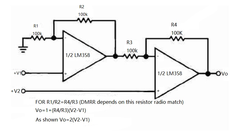 Figure 26. DC Differential Amplifier
